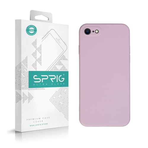 Image of SPRIG Compatible with iPhone Se 2020 Premium FlexTone Back Cover Drop Tested Shock Proof Mobile Case for Men, Women, Boys and Girls with Camera Protection (Lavender Purple)