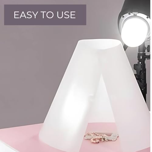 Image of SMILEDRIVE Light Cone for Product Photography, 2 Units, 1 Big, 1 Small | Diffuser, Shadow /Reflection-free Photography