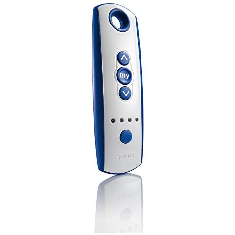Somfy Telis 4 RTS Patio Remote, White / Blue Cover