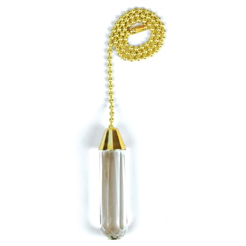 Image of Jandorf Pull Chain, Acrylic Cylinder with Chain: Modern Aesthetic for Versatile Use
