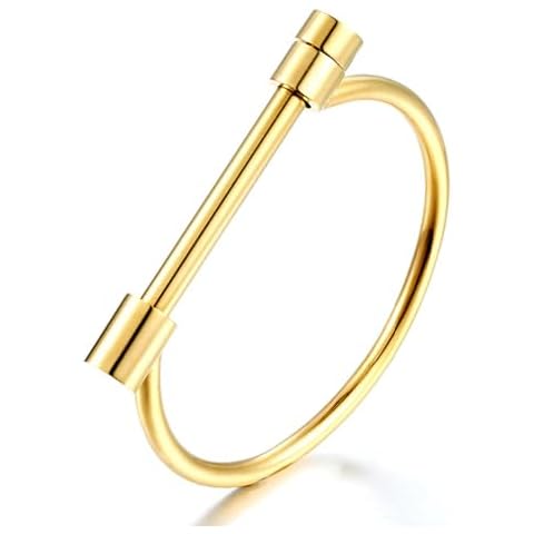 UAIAGM Titanium Steel Screw Bracelet Cover