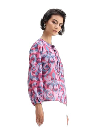 Image of RAREISM Regular FIT Abstract Print TOP