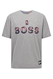 basketball shirt mens Medium Grey BOSS Basket 2 T-Shirt XS