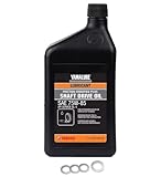 Tusk Drivetrain Oil Change Kit with Yamalube Oil Compatible with Yamaha Rhino 660 4x4 2004-2007/Rhino 700 4x4 2008-2013/Rhino 450 4X4 2006-2009 (75w-85)