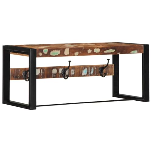 VidaXL Perchero Multicolor Madera Maciza