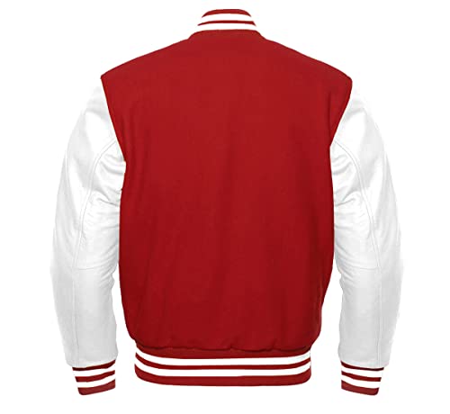 Varsity Jacket Baseball Letterman Jacket– Wool and Leather Premium Quality Unisex Basketball Jacket2