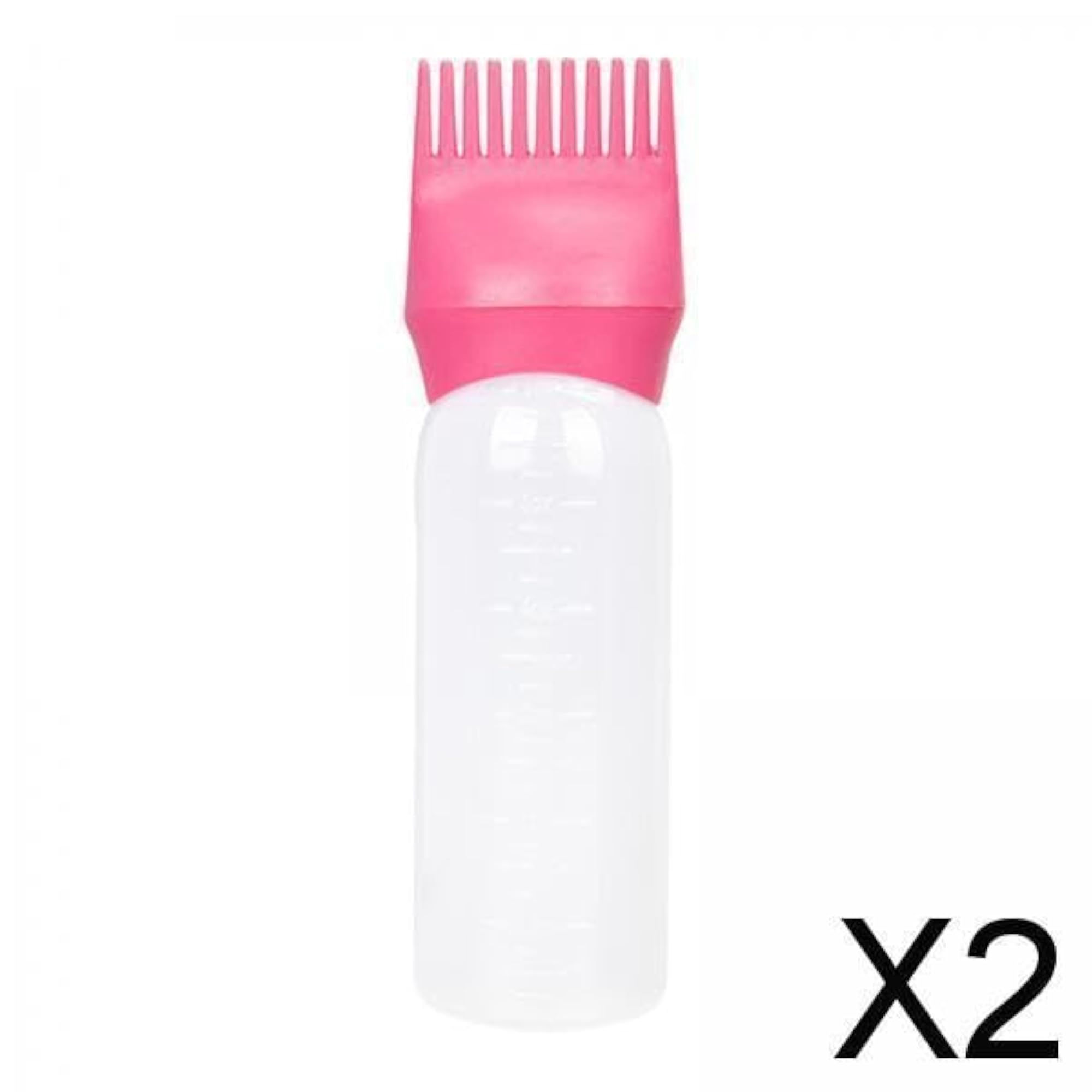 2x 120ml Root Comb Applicator Bottles for Hair Care