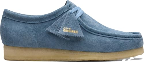 Clarks - Mens Wallabee Shoe, Color French Blu, Size: 11.5 M US