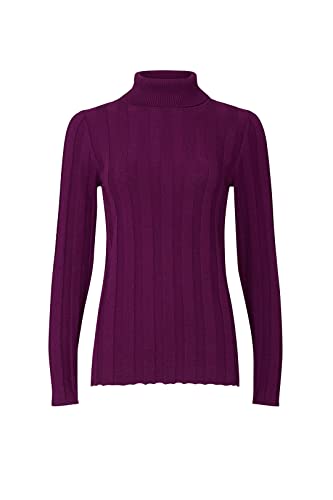 Image of Rent The Runway Pre-Loved Purple Ribbed Turtleneck