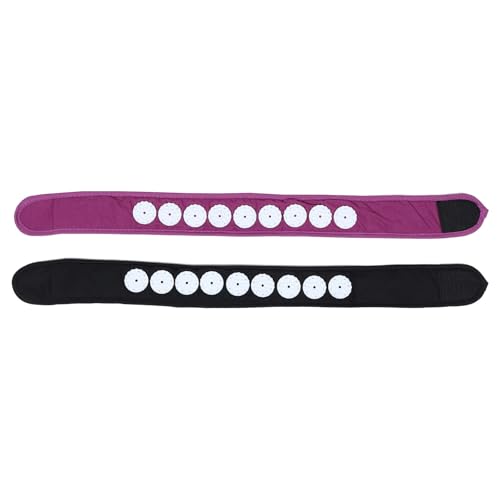 Diademas de acupresión Healeved con dos piezas ajustables para un masaje facial efectivo