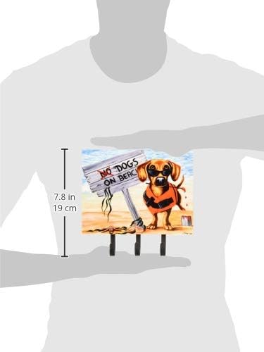 Miniatura 2 de Caroline's Treasures AMB1341TH68 - Correa o soporte para llaves, ganchos de pared, ganchos para llaves, soporte para perchero, ganchos para colgar