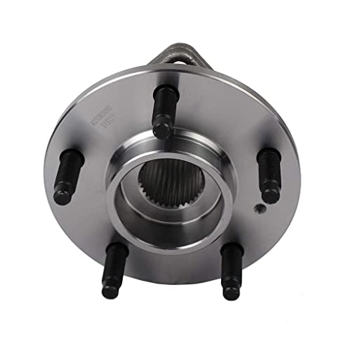 Autoround 513121 Front Wheel Hub Bearing Assembly Fit for Chevy, Buick, Cadillac, Pontiac, Oldsmobile- Impala, Lesabre, Lacrosse, Century, Regal, Lucerne, DeVille, Eldorado, Grand Prix 5 Lug w/ABS