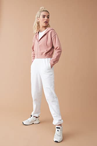 Sweat à capuche court zippé COOZO veste femme contre le froid
