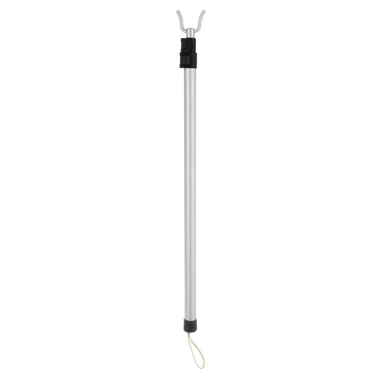 SHINEOFI Adjustable Telescopic Clothesline Pole with Hook Lightweight Aluminium Alloy Clothes Drying Rod for Home Laundry and Closet Use