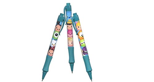 Disney Tsum Tsum Lot de 3 stylos à clip en plastique