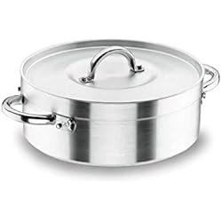 Cacerola Baja Lacor Lacor Cacerola, Aluminio, Plata, 36 cm