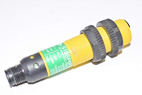 BANNER ENGINEERING S18SP6FF50Q Input: 10-30 V DC, S18 Series, 4-PIN Integral Quick Disconnect, Range: 50 MM, Output: Complementary PNP, Euro M12, 30883 -, Fixed Field, EZ-Beam