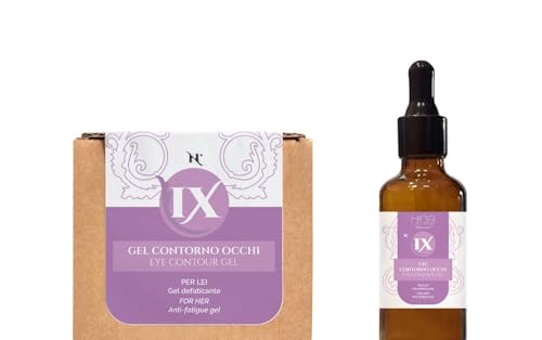 HINA Rome Contornos antiinflamatorios Suero antienvejecimiento para bolsas y ojeras con ácido hialurónico y manzanilla, 30 ml (fabricado en Italia)