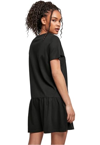 URBAN CLASSICS Vestido Casual De Verano Para Mujer, Vestido De Cintura Alta De Algodón, Mangas Cortas, Tallas XS - 5Xl