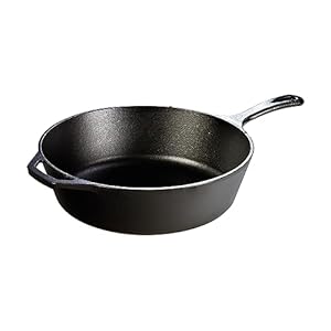 Lodge Cast Iron Deep Skillet, 12 inch