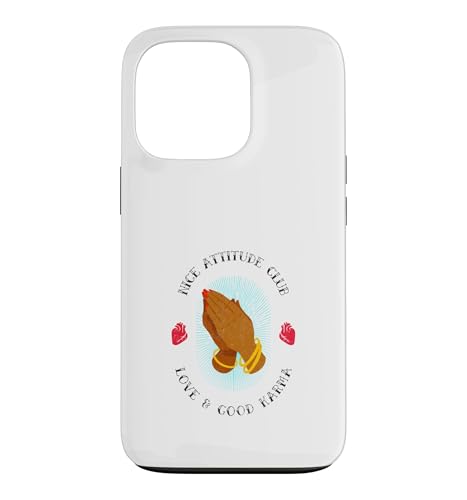 Nice Attitude Club Love & Good Karma (�|�W�e�B�u�Ȑ���) �X�}�z�P�[�X iPhone 13 Pro �p