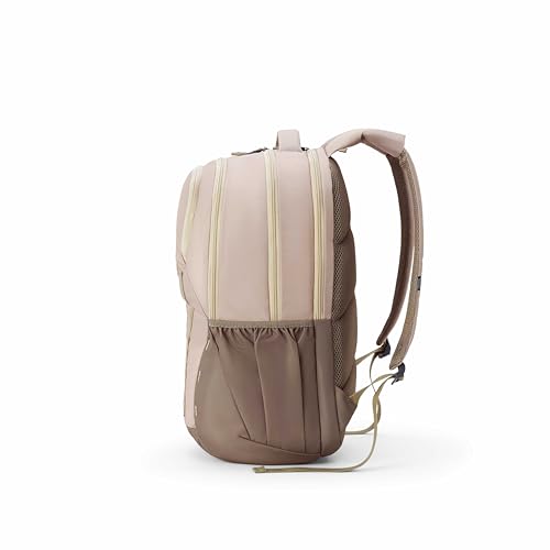 Image of American Tourister Bougie | 35 Ltrs | 4 Compartments | Bottle Pocket | Ergonomic Padded Back Panel & Shoulder Straps | Laptop Backpack | 1 Year International Warranty | Olive Brown