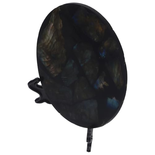 Labradorite naturelle : ornement compact avec support pour décor de table unique - 2