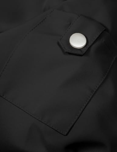 Image of Silent Vortex Men's Jacket Lightweight Bomber Jacket Casual Windbreaker Jackets Windproof Zip Up Coats with Pockets