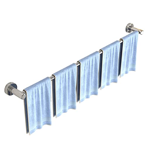 Porte-serviettes mural en acier inoxydable pour cuisine et salle de bain