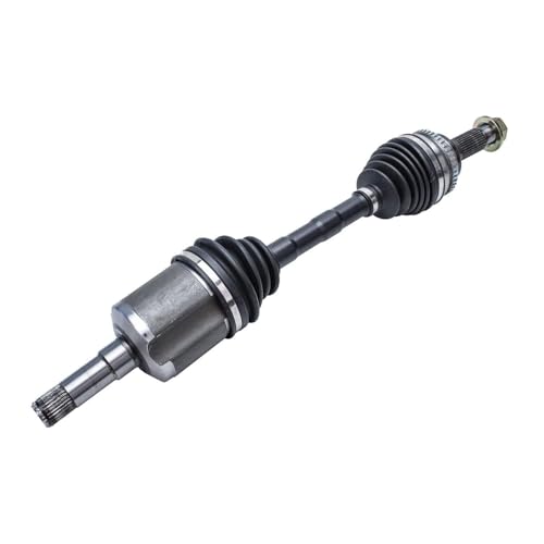Image of Detroit Axle - Front Left Steering Knuckle CV Axle for 07-10 Ford Edge Lincoln MKX, Driver Side Steering Knuckle & Wheel Bearing Hub CV Axle 2007 2008 2009 2010 Replacement