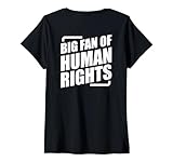 Photo Gallery donna big fan of human rights maglietta con collo a v Photo Gallery donna big fan of human rights maglietta con collo a v