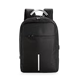 Mochila Antifurto Personalizada 16L em Poliéster Impermeável com Cadeado e USB – para Notebook até 15,6”, Design Seguro, Ideal para Trabalho, Viagens e Brindes Corporativos