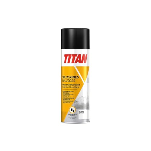 Titan Pintura Antihumedad Y Antisalitre Blanco En Spray 500 Ml