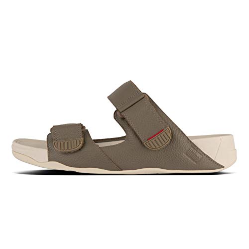 Image of FitFlop Men's Gogh Moc Slide Leather Sandal