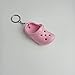 COLORFUL BLING 1-4PCS Cute Shoes Style Keychain Mini Rubber Slipper Keyring Funny Gift-Set