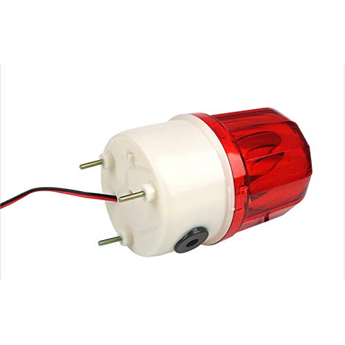 Led Beacon Light - Be-Tool Emergency Magnetic Flashing Lights Warning Strobe With Waterproof, Alarm, Rotating For Boat, Workship, Machine Tool, Automotive Lighting Residential Area (Red-Dc 12V) #TOP4
