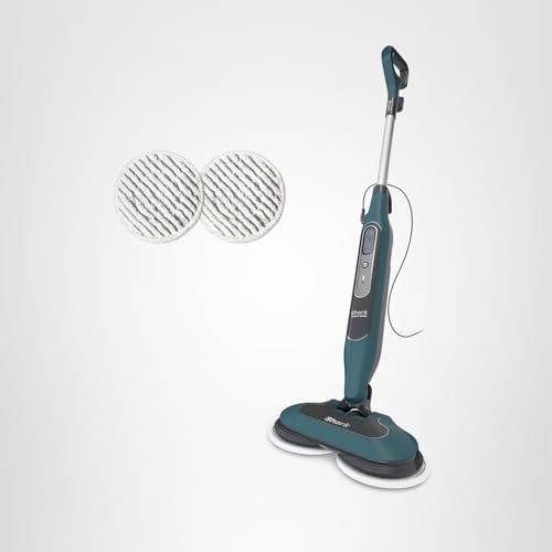 Shark Steam & Scrub All-in-One Scrubbing and Sanitizing Hard Floor Steam Mop, 2 Steam Modes, 2 Dirt Grip Soft Scrub Pads Included, XL Removable Water Tank, Swivel Steering, Teal, S8002BRN — view 10