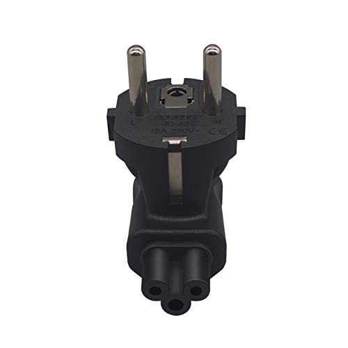 Image of EU 4.8mm to IEC 320 C5 Adapter Converter for Laptop Printer Notebook Durable