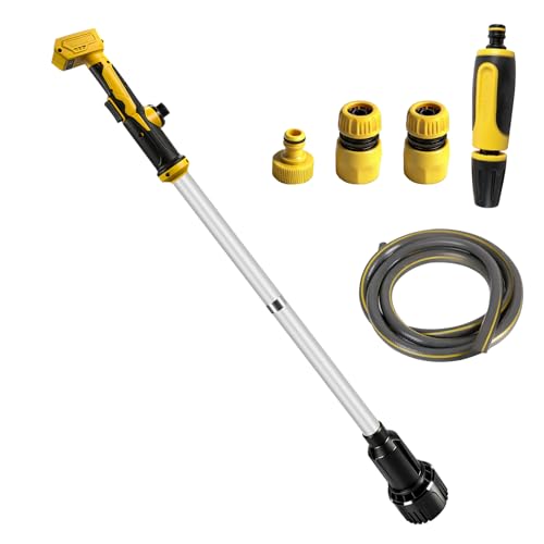 Pompe de transfert d'eau sans fil pour batterie Dewalt 18 V 20 V, hauteur de refoulement de 3 m, pompe submersible portable à haut débit 3 600 l/h, pompe de puisard...