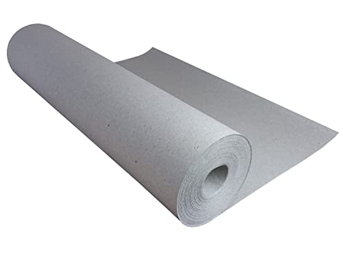 uficell® Filzpappe | Dämm- und Rohfilzpappe Trittschalldämmung, Stärke: 0,8 mm, 500 g/m², Rollengröße: 50 m² (500 g/m² | 0,8 mm Stärke)
