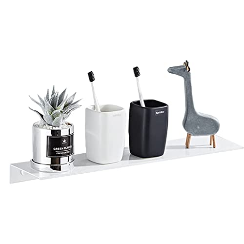 Celbon 30 cm Estantería Baño Blanco Sin Taladro Autoadhesivo Organizador De Ducha Estante De Ducha Cesta De Ducha De Aluminio Para Cocina y Baño Cover