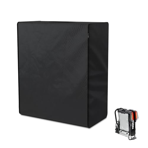ZHSX Bolsa para portabicicletas Thule EasyFold 931100, bolsa de transporte con cremalleras y orificio para agarre, bolsa de tela Oxford 600D para portabicicletas, color negro – 60 x 30 x 70 cm, Negro