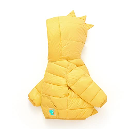 Winter Coats for Kids Baby Boys Girls Warm Puffer Dinosaur Hooded Jacket Cute Casual Toddler Full Zip Windproof Clothes2
