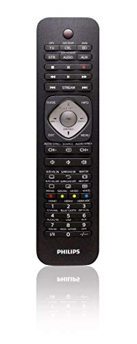 Mando a Distancia Universal Philips SRP5016/10-6 en 1, Botones de Aprendizaje, Color Negro