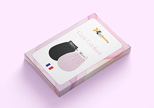 ZENFOCUS GANTT EXFOLIANT, Gant Gommage peau Naturel, Gant de crin,Gant exfoliant corps pour Hommes et Femmes Cover