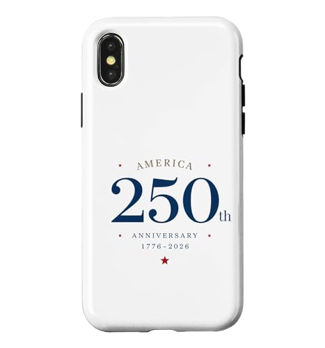 250th 7��4�� �Ɨ��L�O�� 1776 2026 �A�����J �X�}�z�P�[�X iPhone X/XS �p