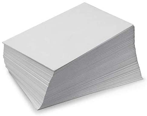 A6 Copier Paper White 70 GSM, 500 Sheets x 10 Reams (5000 Sheets Total), 105 × 148 mm, Smooth Double-Sided Matte Paper for Inkjet & Laser Printers, Fax Machines and Photocopiers