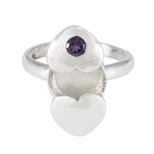 Bijoux de mariée bague en argent de forme ronde pour rayonner le jour de votre union