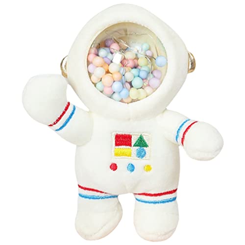 Totority キーホルダー 宇宙飛行士 ぬいぐるみ 宇宙飛行士 キーリング 小さなぬいぐるみ キーホルダー キーホルダー バッグ ペンダント オーナメント クリスマス スペース パーティー用品 ホワイト