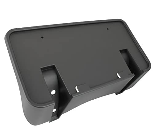 Front License Plate Frame For Ford Superduty, Kewisauto Black Front Bumper License Plate Bracket Holder Cover For Ford Super Duty F250 F350 F450 F550 99-04 Accessories (1Pcs, Replace #F81Z-17A385-Aa) #TOP1